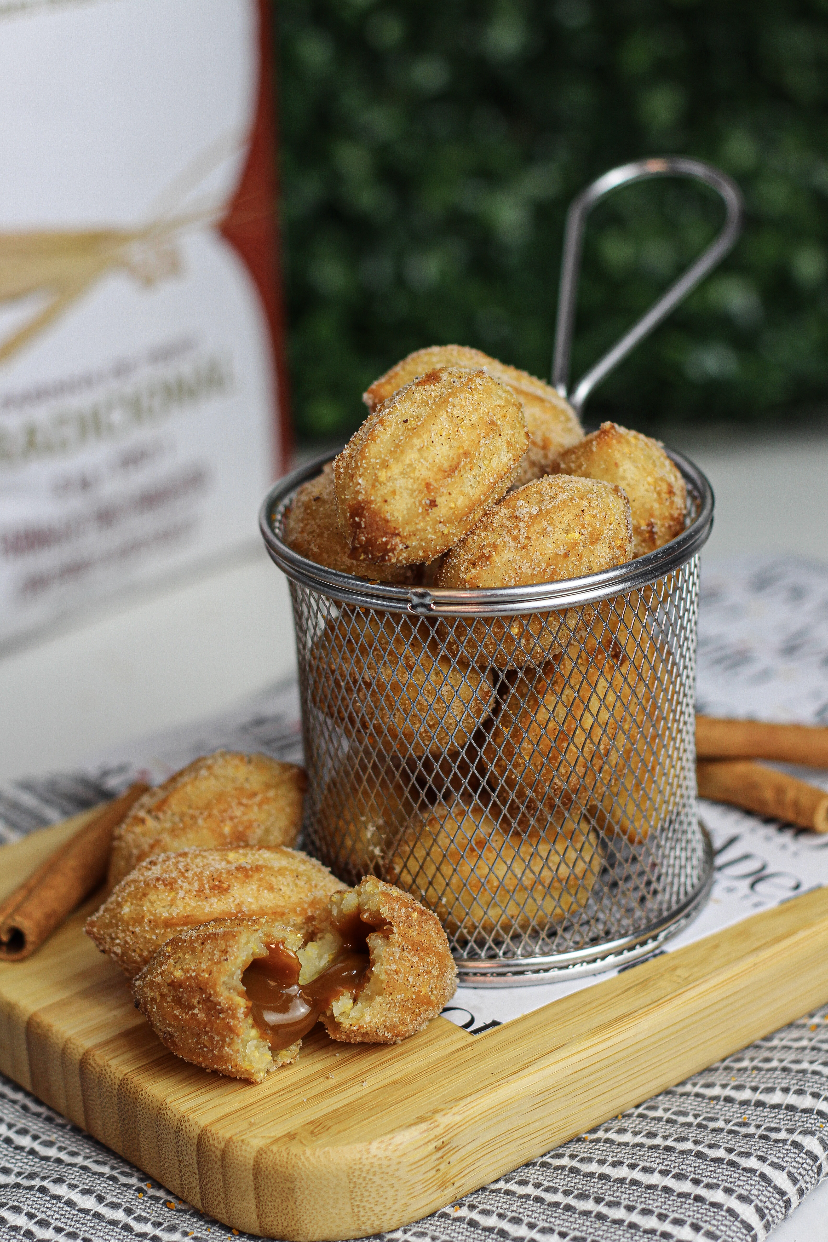 Mini Churros de Doce de Leite